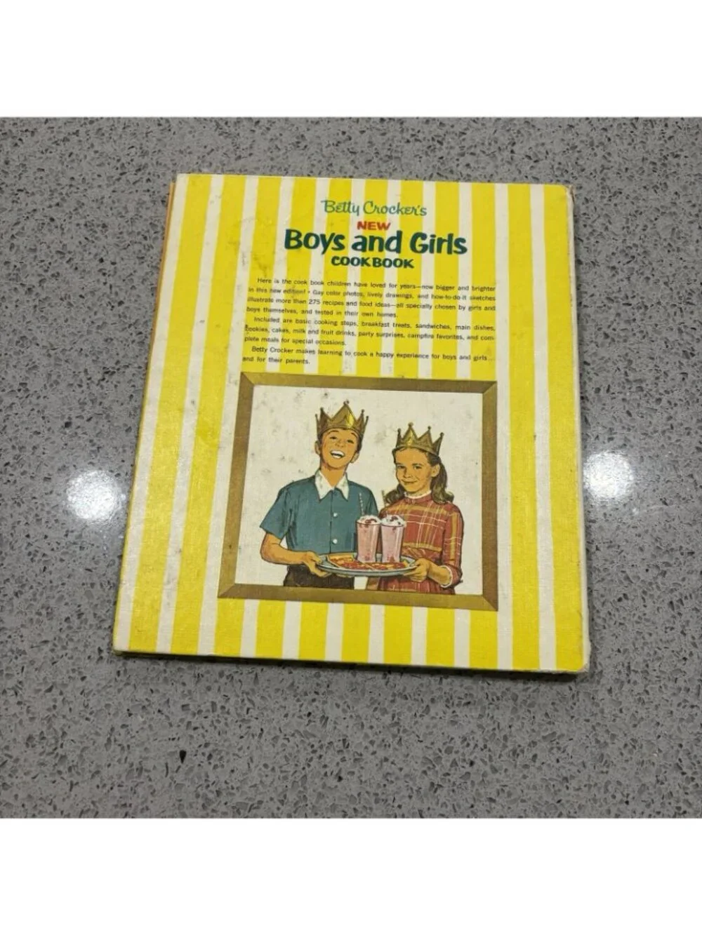 Vintage 1965 Betty Crocker’s New Boys and Girls Cook Book Kids Ed. Mid Century